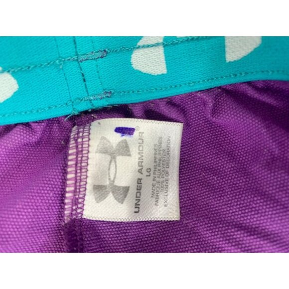 Under Armour Women's Purple Running Shorts - Picture 3 of 6